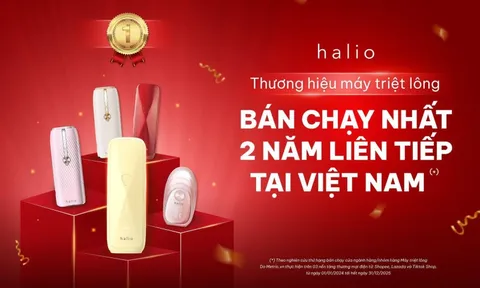 Halio dẫn đầu dòng máy triệt lông cá nhân 2 năm liên tiếp tại Việt Nam