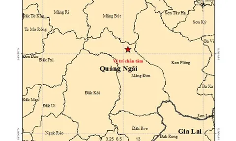 Quảng Ngãi: Xảy ra động đất ở xã Măng Đen