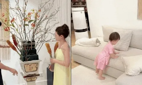 Trùm cuối "dâu hào môn" Tuấn Dương hì hục cắm lọ hoa 20 triệu để chưng Tết, vẫn bị "bánh bèo" Suli bẻ lá, vặt hoa không thương tiếc