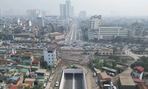 Hầm chui 780 tỷ đồng ở Hà Nội chạy nước rút về đích