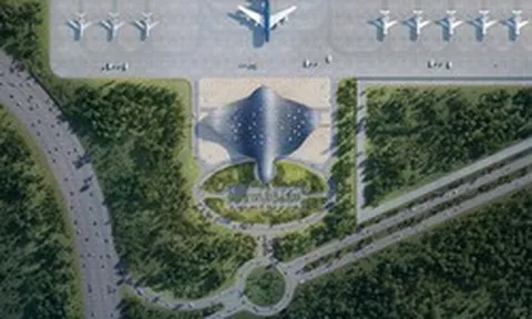 Chiêm ngưỡng nhà ga VIP quy mô 8.500 m² do Sun Group đầu tư lấy cảm hứng từ loài cá đại bàng biển