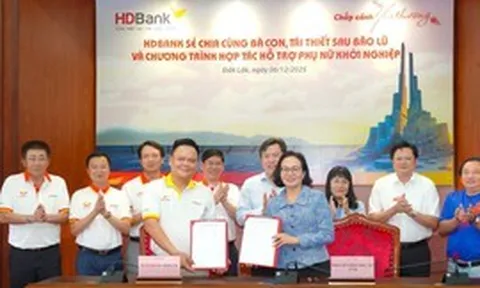 HDBank đẩy mạnh gói vay ưu đãi 12.000 tỷ đồng để đồng hành với người dân phục hồi sau lũ, an tâm đón Tết