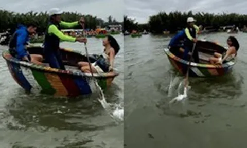 Khách Tây chấp nhận trả 200k để được xoay như chong chóng giữa bờ sông Việt