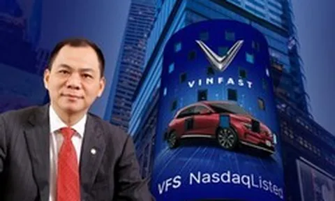 Cổ phiếu VinFast liên tục bùng nổ trên sàn Nasdaq, vốn hoá vượt 11 tỷ USD, tỷ phú Phạm Nhật Vượng giàu thứ 97 thế giới