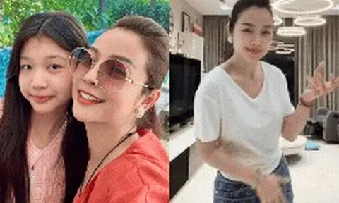 Con gái lớn của Jennifer Phạm lộ diện sắc vóc tuổi 13: Đứng cạnh mẹ Hoa hậu vẫn chiếm spotlight