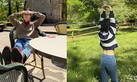 Song Hye Kyo công khai vòng eo tuổi 45