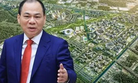 Tỷ phú Phạm Nhật Vượng vừa trực tiếp thị sát siêu đô thị 59.000 tỷ đồng: Dự án này quan trọng thế nào?