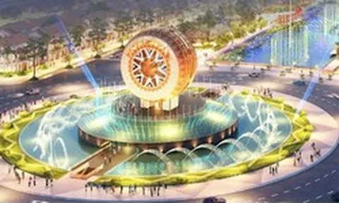 Việt Nam có "trống đồng khổng lồ" cao bằng tòa nhà 10 tầng nằm giữa sân khấu nhạc nước dài 1.6km: Thi công thần tốc trong 6 tháng, hàng chục nghìn người đổ về xem