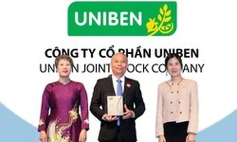 Uniben lần thứ 2 được vinh danh Top doanh nghiệp phát triển bền vững