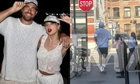 Taylor Swift và "chồng nghèo" mỗi người 1 nơi trước thềm đám cưới thế kỷ: Nhà trai vừa đơn độc lộ diện ở New York, còn nhà gái ở đâu?