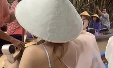 Vợ của ngôi sao nghìn tỷ Vbiz "náo loạn" miền Tây, lộ nhan sắc thật qua camera thường hút 1 triệu người xem!