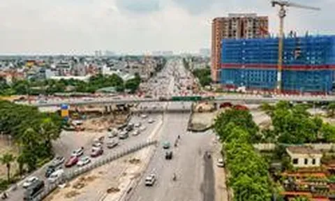 Toàn cảnh hầm chui 6 làn xe ở Hà Nội sau 9 tháng thi công