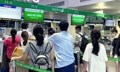 Quầy check-in của Bamboo Airways hiện tại