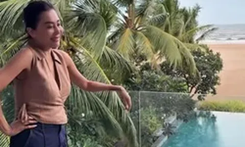 MC Kỳ Duyên ở biệt thự gần trăm tỷ tại Vũng Tàu cùng con gái NSND Trần Hiếu