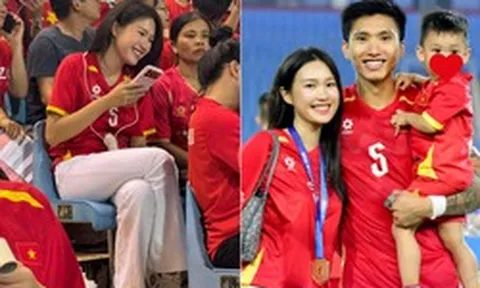 Loạt ảnh "cam thường" bóc nhan sắc thật của Doãn Hải My khi đi cổ vũ Văn Hậu, trên mạng là "bạch nguyệt quang" ngoài đời thế nào?