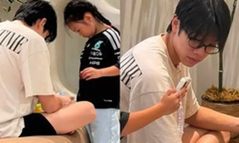 Subeo hiếm hoi xuất hiện, khoảnh khắc được Đàm Thu Trang chụp lén gây chú ý