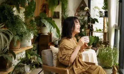 Ngôi nhà “ngập tràn cây xanh” của cô gái trẻ gây sốt: Gần 100 chậu cây phủ kín phòng khách và ban công, càng nhìn càng thấy thư thái