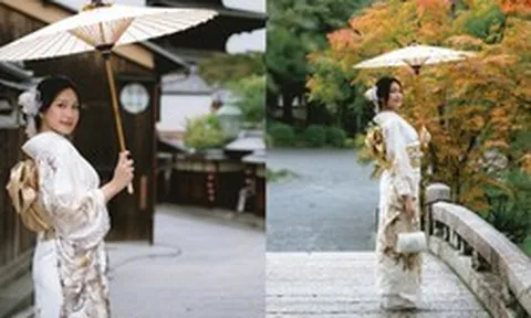 Doãn Hải My hoá nàng thơ xinh đẹp ngọt ngào trong trang phục Kimono Nhật Bản, Hoà Minzy còn phải xuýt xoa vì "xinh quá"