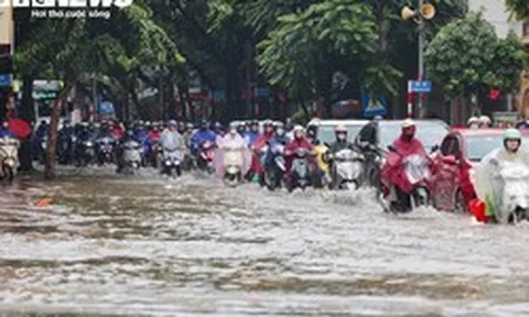 Tin mới nhất về đợt mưa to đến rất to ở Bắc Bộ