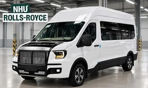 Lộ bản thiết kế 'lạ' cho Ford Transit tại Việt Nam: Mặt trước tạo hình kiểu Rolls-Royce, ghế thương gia sang xịn