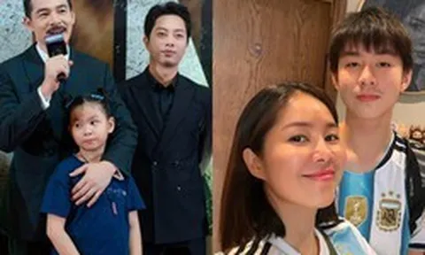 2 con của Quách Ngọc Ngoan: Con trai bảnh bao chiều cao hơn 1,8m, con gái mơ ước được đóng phim cùng bố