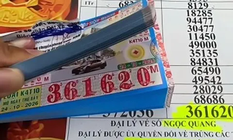 Mua 160 tờ vé số gửi đại lý giữ hộ, người đàn ông nhận tin trúng gần 40 tỷ đồng