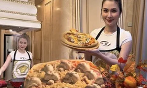 “Phú bà” Ngọc Loan nấu ăn kiểu “không gì là không thể”: Món Nhật, món Âu hay cỗ cung đình đều "cân" đẹp