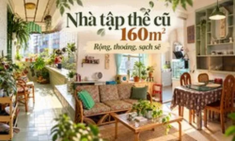 Bỏ căn hộ 50m² để chuyển vào nhà tập thể cũ 160m², ở một thời gian chủ nhà phải thốt lên: Như này mới là đáng sống!