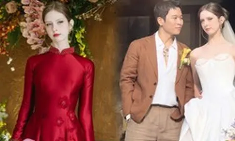 Danh tính cô dâu người Nga đẹp như búp bê trong lễ ăn hỏi với chàng trai Hà Nội