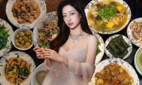 Mâm cơm nhà của cô gái SN 2000 quê Cao Bằng, học vượt từ cử nhân lên Tiến sĩ