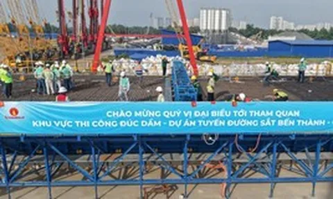 Huy động 10.000 người, 1.300 dầm hộp bê tông, Vingroup quyết đưa đường sắt 350 km/h chạy thử cuối năm 2028