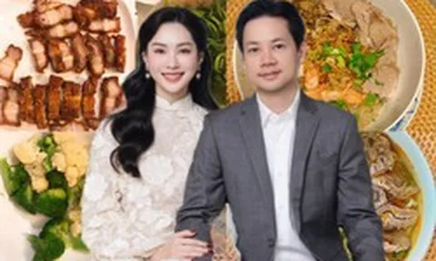 Mâm cơm nhà của Đặng Thu Thảo và tổng giám đốc tập đoàn bất động sản