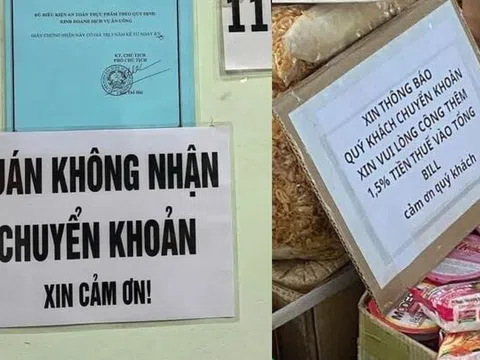 Người Việt đã quen chuyển khoản, quán chỉ nhận tiền mặt chắc chắn mất khách