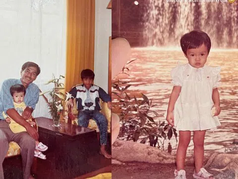 "Nàng dâu hào môn" Tăng Thanh Hà khoe ảnh hồi bé, hoá ra ngọc nữ một thời lại có diện mạo thế này