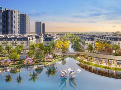 Shophouse ven hồ Swan Lake: Chất dẫn bất động sản dòng tiền tại Hoang Huy New City