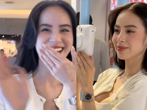 "Tóm dính" Hương Liên ngoài đời sau đám hỏi với chồng gia thế khủng, né gấp khi nhận 1 câu hỏi