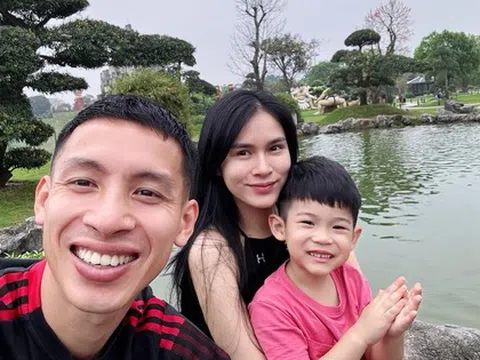 Cuộc sống viên mãn của tiền vệ nổi tiếng và hotgirl Tuyên Quang: Vừa xây biệt thự bạc tỉ nay lại có tin vui