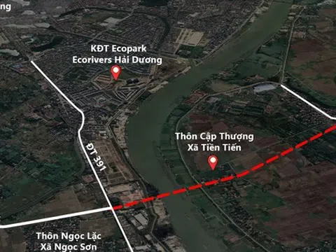 Hải Dương đầu tư hơn 1.200 tỷ xây cầu vượt sông Thái Bình ngay gần dự án của Ecopark, thiết kế với kiến trúc đặc biệt