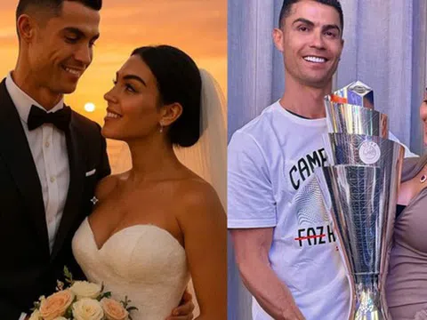 Lộ ảnh đám cưới bí mật của Ronaldo và bạn gái nổi tiếng