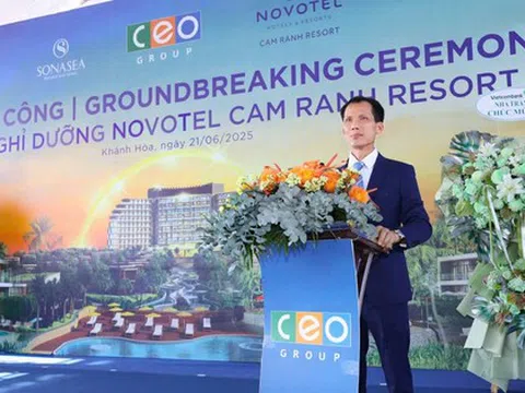 Tập đoàn CEO tiến vào Khánh Hòa, khởi công dự án Novotel Cam Ranh Resort gần 8ha