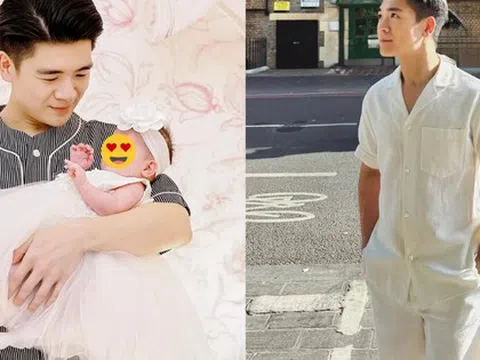 Thiếu gia nhà bầu Hiển tung bộ ảnh “thanh xuân vườn trường” cực điển trai, còn đâu hình ảnh bố 3 con bỉm sữa