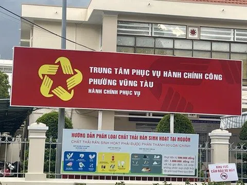 Nhiều trụ sở xã, phường ở Bà Rịa - Vũng Tàu thay bảng hiệu mang tên gọi mới