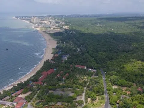 Toàn cảnh vị trí xây dựng cao tốc từ Hồ Tràm đến sân bay Long Thành
