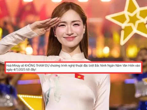 Hòa Minzy đưa ra thông báo quan trọng, liên quan đến sự kiện thành lập tỉnh Bắc Ninh mới