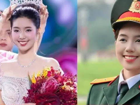 Gia thế đáng nể của nữ quân nhân vừa đăng quang Á hậu Việt Nam 2024