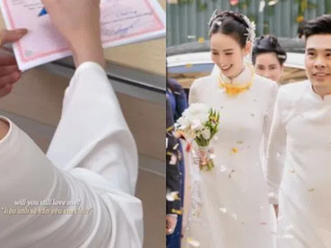 Mỹ nhân 2k2 Hương Liên khoe giấy đăng ký kết hôn, hé lộ nơi gặp gỡ không ngờ với mẹ chồng hào môn