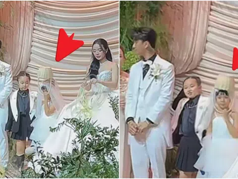 Hành động của con gái Cindy Lư khi đưa mẹ đi lấy chồng khiến tất cả bật cười