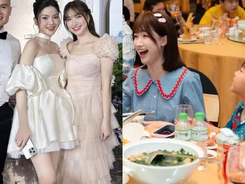 Hòa Minzy có mối quan hệ thế nào mà dẫn bé Bo đi sinh nhật con trai Quang Hải, đám cưới thì quậy tưng bừng?