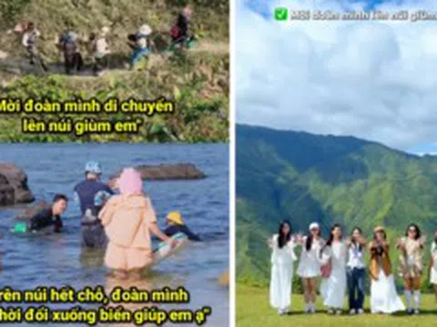 Vì sao câu 'mời đoàn mình di chuyển lên núi giúp em' thành hot trend?