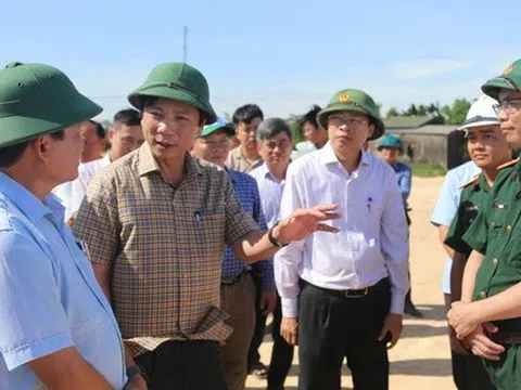 Kiểm tra các dự án ven biển, lãnh đạo tỉnh Quảng Trị đề cập vấn đề nhiều người quan tâm